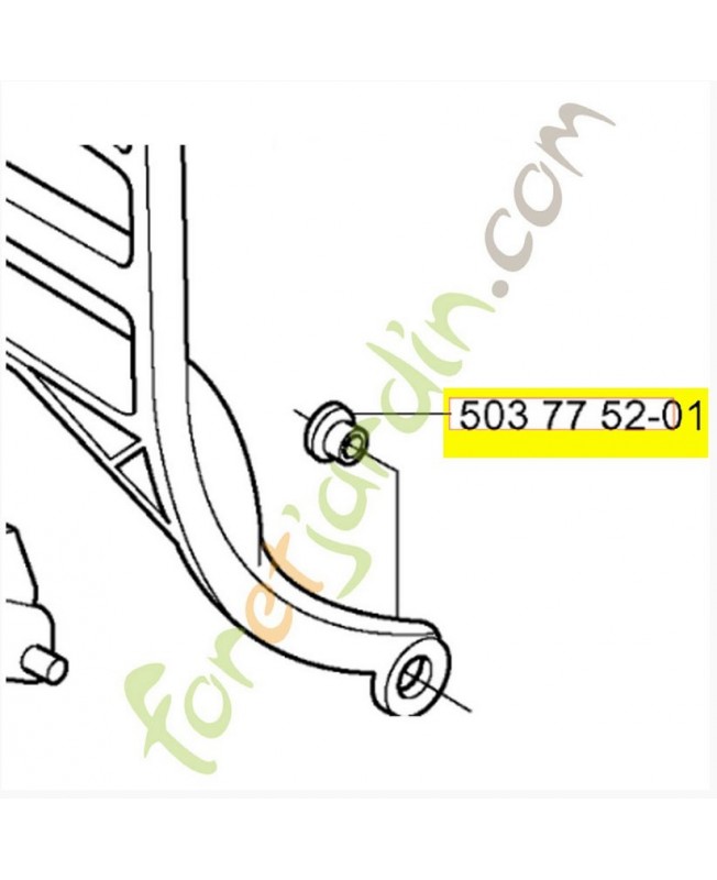 Douille 503775201 husqvarna