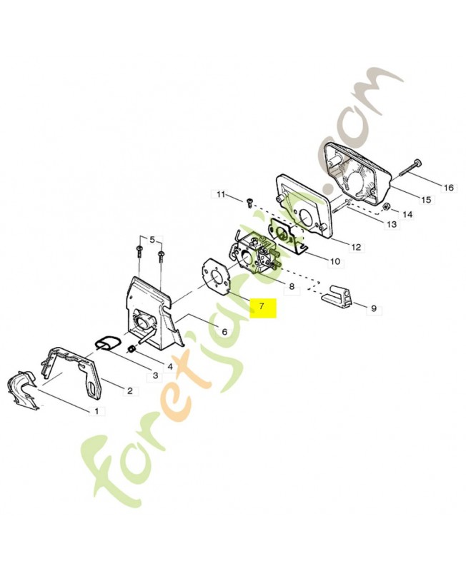 Joint 530019172. Pièce de rechange Husqvarna