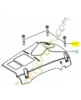 Vis 530016154. Pièce de rechange Husqvarna Remplace 530015903