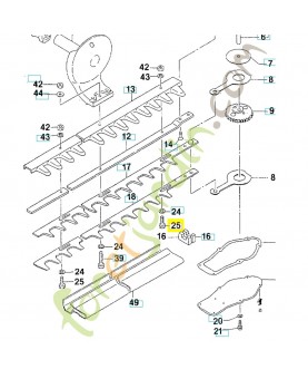 Boulon 501364878. Pièce de rechange Husqvarna 