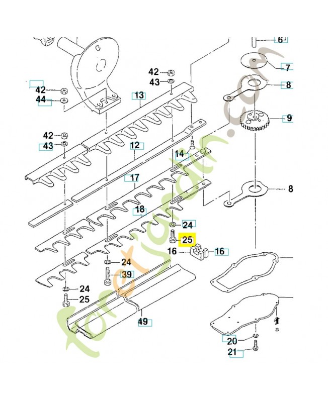 Boulon 501364878. Pièce de rechange Husqvarna 