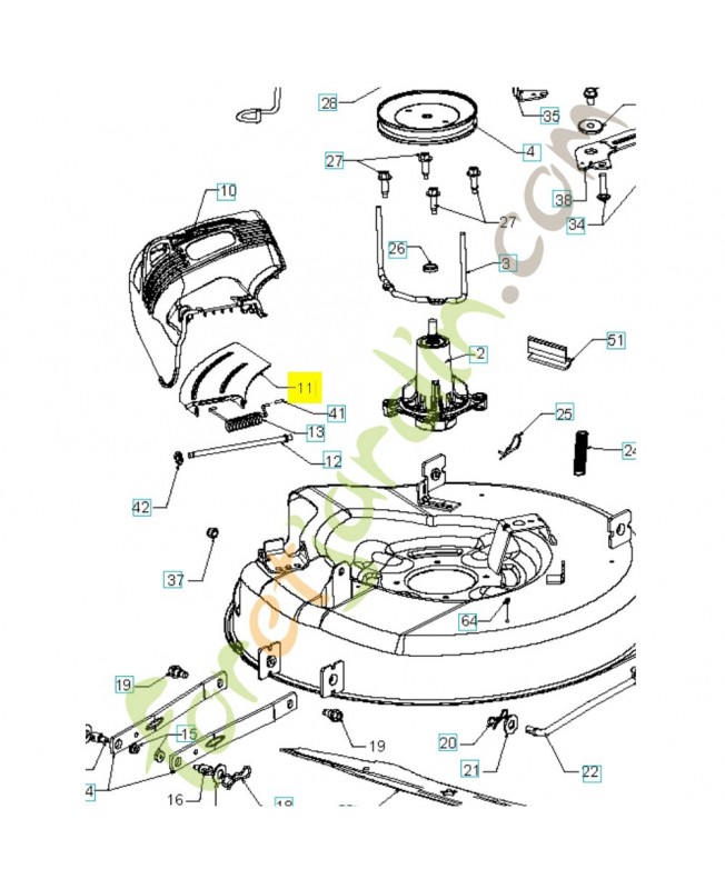 Support 532428968. Pièce de rechange Husqvarna