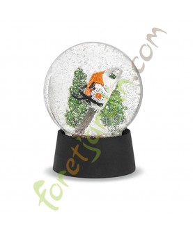 Boule à neige STIHL avec la tronçonneuse STIHL MS 500i