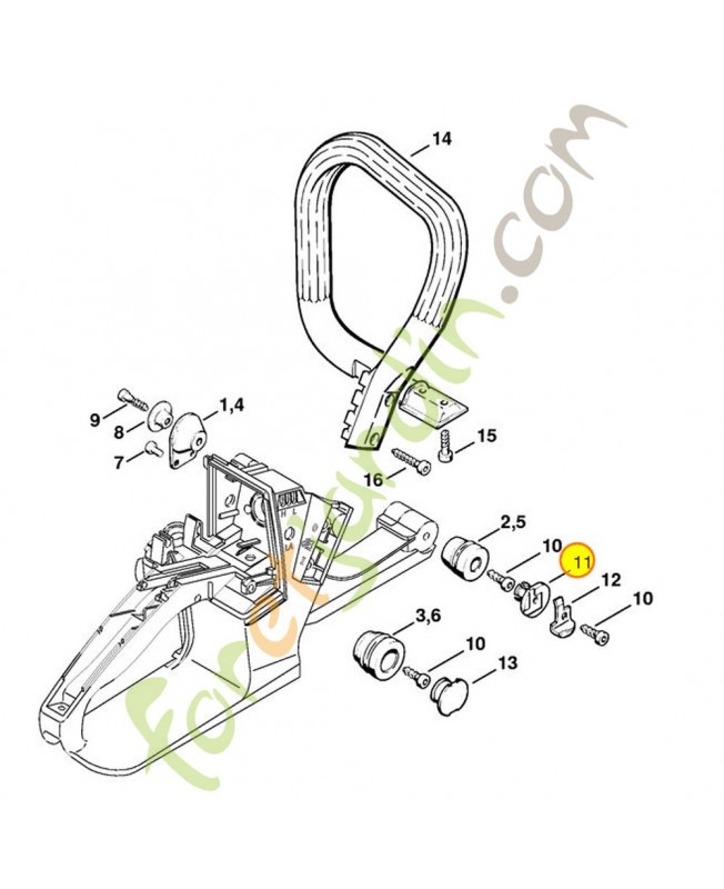Bouchon 1119-791-7305. Pièce détachée Stihl / Vicking