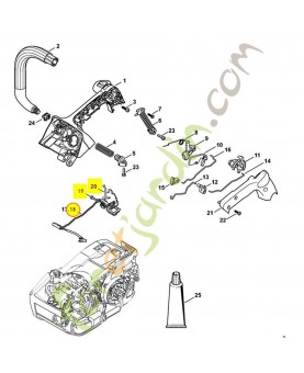 Faisceau de cables 1145-440-3002. Pièce détachée Stihl / Vicking