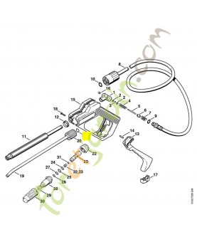 Joint torique 9.3 x 2.4 9645-945-7501. Pièce de rechange Sithl / Vicking