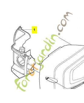 Capot 596252801. Pièce détachée Husqvarna