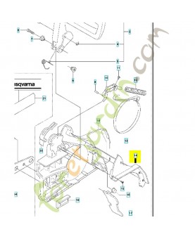 Couvercle 503573001 husqvarna