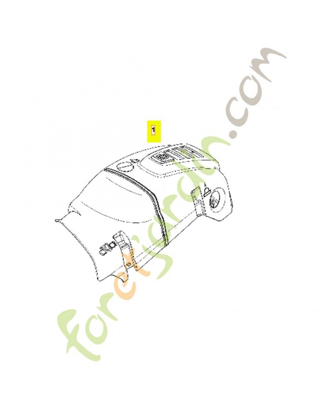 capot de  cylindre 579798801. Pièce détachée Husqvarna