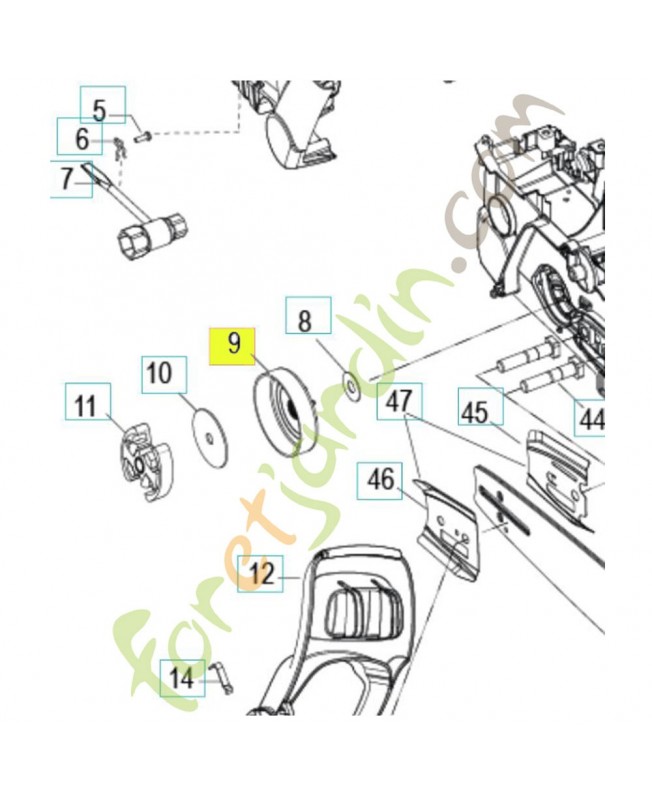 Tambour d'embrayage complet