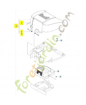 Capot du moteur complet 544074404 husqvarna