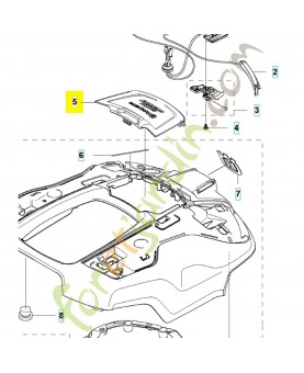 Capot 589552703. Pièce détachée Husqvarna