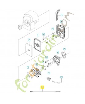 câble des gaz 590900001. Pièce détachée Husqvarna
