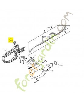 Touche d'arret. Pièce de rechange Sithl référence 4241-430-8900