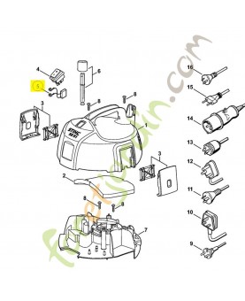 Condensateur 4758-605-1200. Pièce détachée Stihl / Vicking