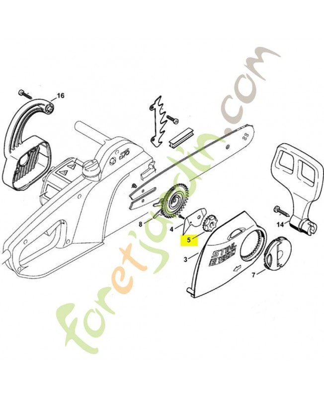 Molette de tension 1123-648-2202. Pièce détachée Stihl / Vicking