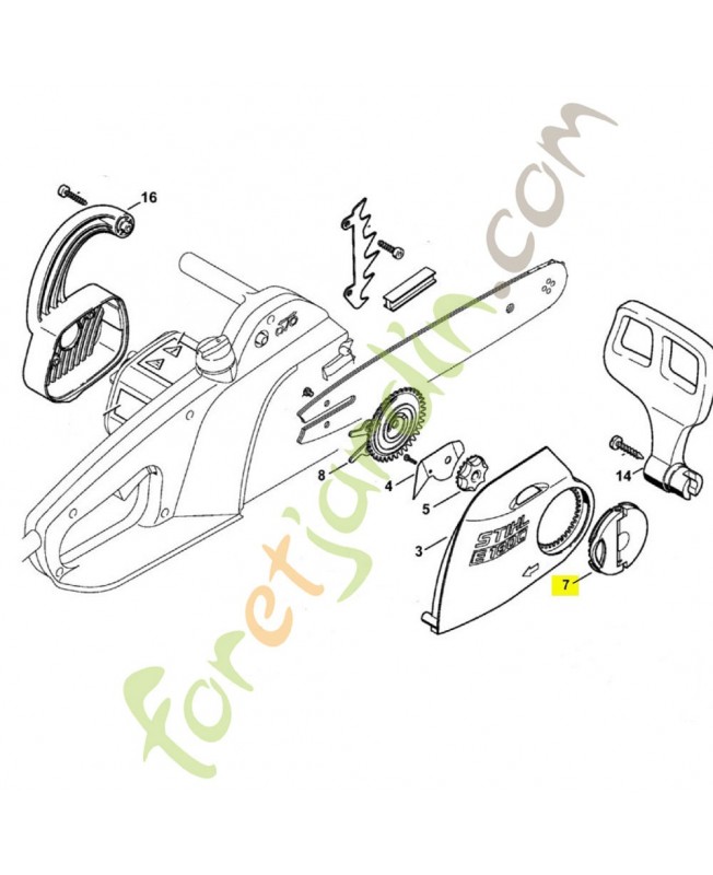 Vis a ailettes 1121-660-1000. Pièce détachée Stihl Vis a ailettes 1121-660-1000. Pièce détachée Stihl
