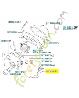 Commande starter 503608402. Pièce de rechange Husqvarna