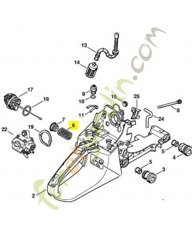 Ressort de pression 1133-791-3100. Pièce détachée Stihl / Vicking