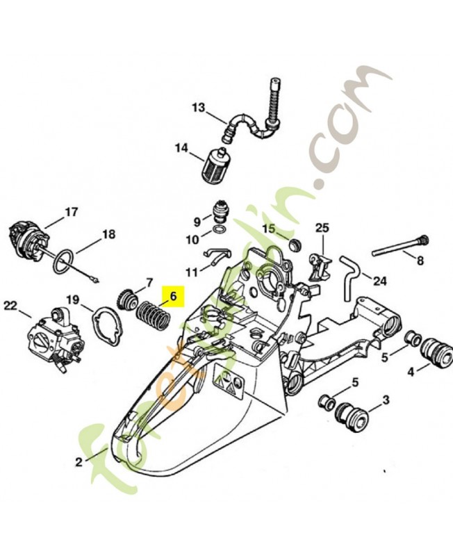 Ressort de pression 1133-791-3100. Pièce détachée Stihl / Vicking Ressort de pression 1133-791-3100. Pièce détachée Stihl / Vicking