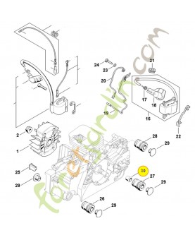 Bouchon pour tronçonneuse stihl 1123-791-7305