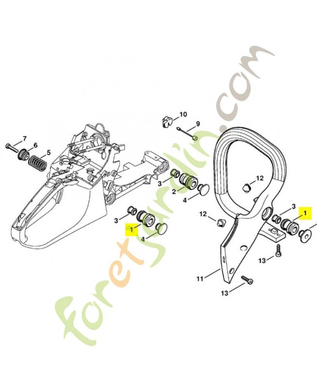 Butoir annulaire 1132-791-2800 stihl Butoir annulaire 1132-791-2800 stihl