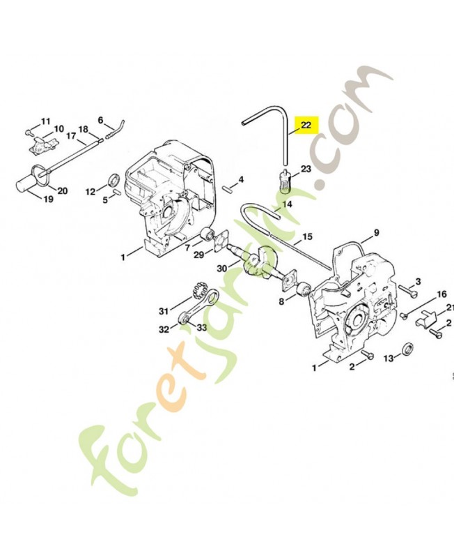 Tuyau 1120-358-0700 stihl