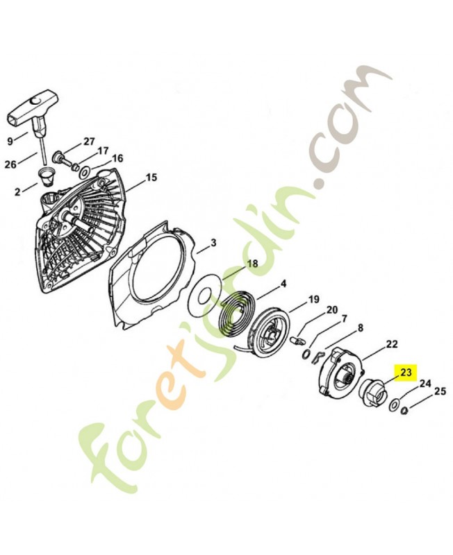 Entraineur 1143-195-2030. Pièce détachée Stihl / Vicking