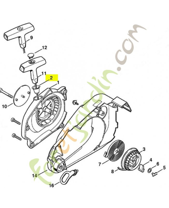 Douille 1110-084-9102. Pièce détachée Stihl / Vicking