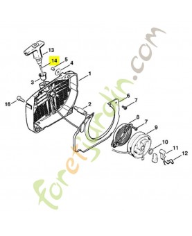 Câble de lancement 1122-190-2900. Pièce détachée Stihl / Vicking