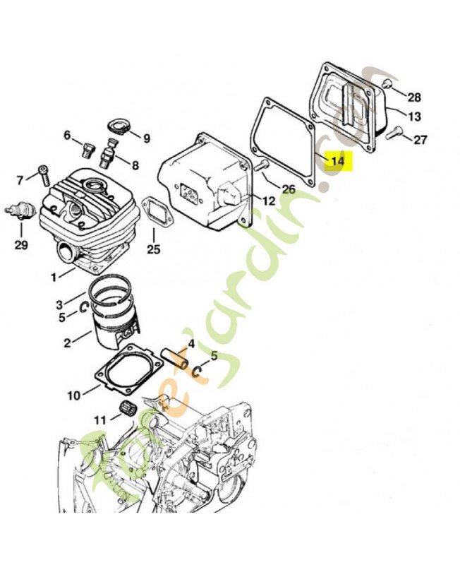 Joint 1122-149-0500. Pièce détachée Stihl / Vicking Joint 1122-149-0500. Pièce détachée Stihl / Vicking