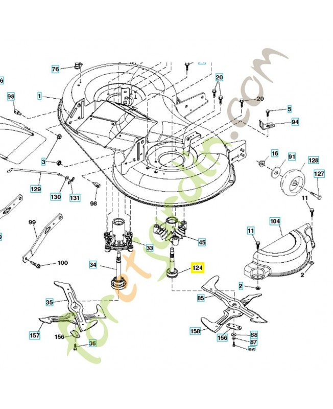 Palier de lame 583514201 husqvarna