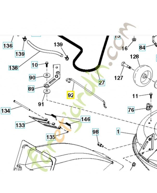 Barre 532436993 et 583514701 husqvarna