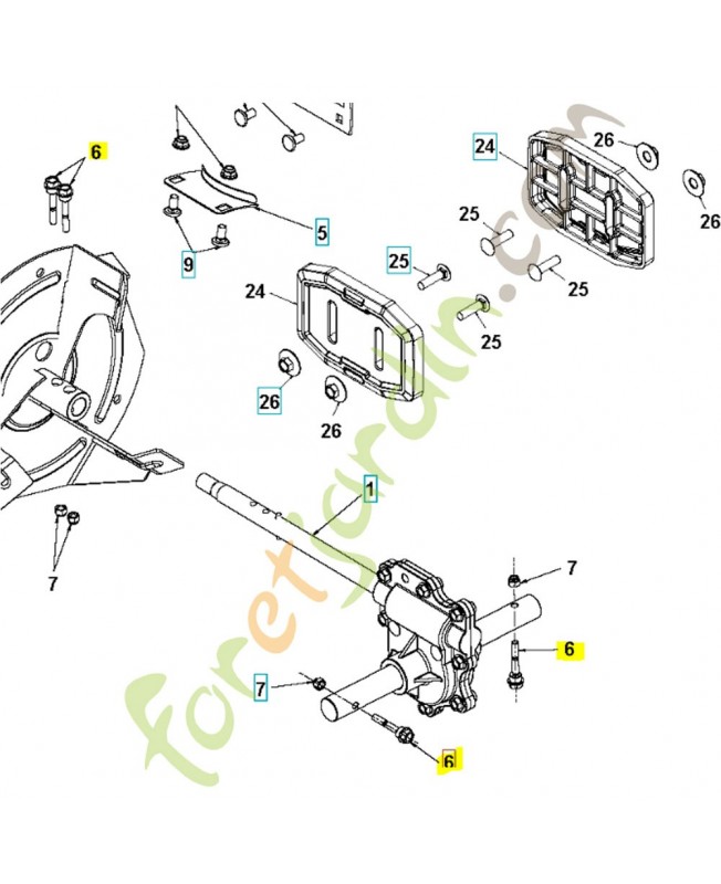 boulon husqvarna référence 588077501 remplace référence 532192090