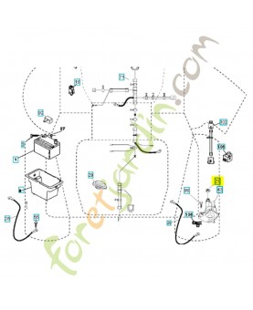 écrou 586668901. Pièce de rechange Husqvarna