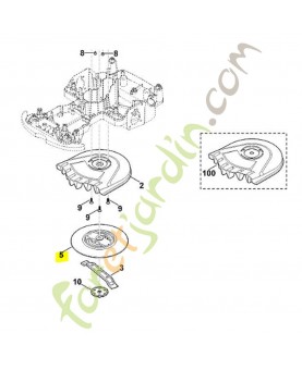 Disque d'entrainement 6301-760-9701. Pièce détachée Stihl / Vicking