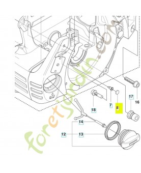 Bouchon 537403501. Pièce de rechange Husqvarna