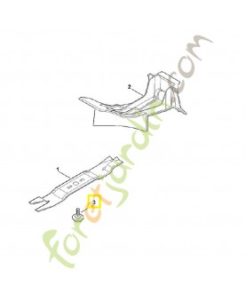 Vis de lame 6310-760-2801. Pièce détachée Stihl / Vicking
