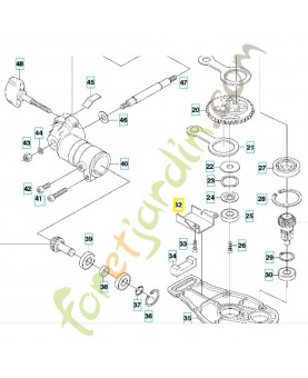Plaque 537341501 husqvarna