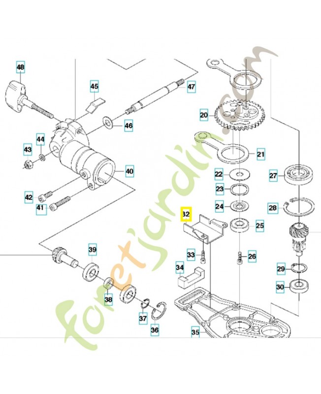 Plaque 537341501 husqvarna