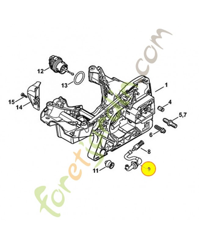Tuyau référence 1143-647-9401 stihl