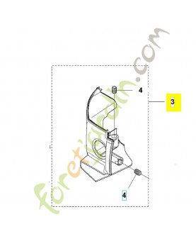 Capot cylindre complet 576642901. Pièce de rechange Husqvarna