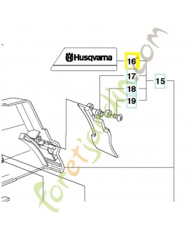 Autocollant 537033803. Pièce de rechange Husqvarna