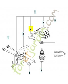 Tube 579590701. Pièce de rechange Husqvarna
