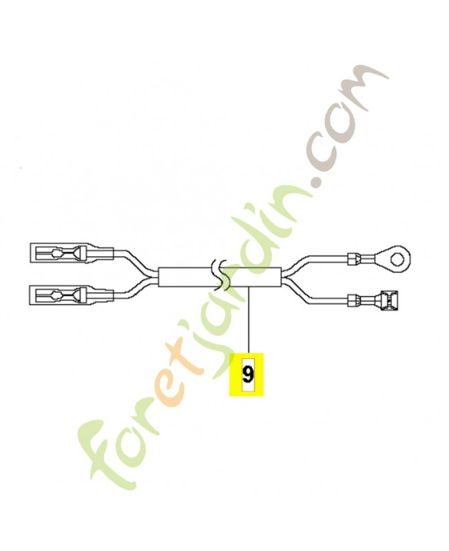 Cable court circuit 577851701. Pièce de rechange Husqvarna