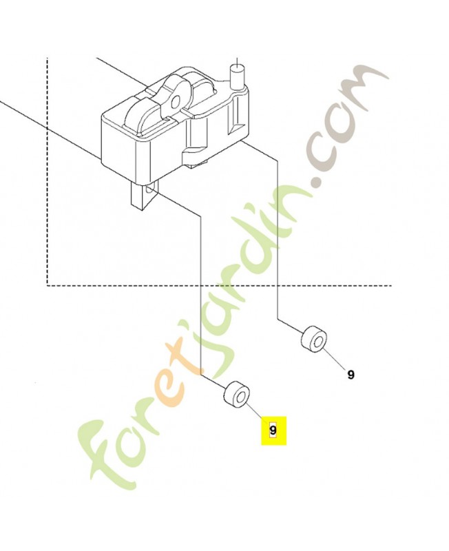 Rondelle d espacement husqvarna référence 588171401