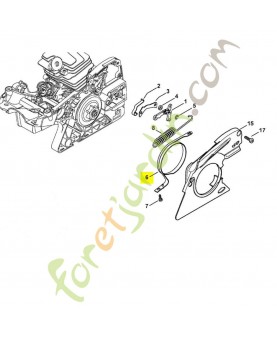 Collier de frein 1143-160-5401. Pièce détachée Stihl / Vicking