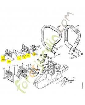Filtre a air ( tissu métal )1121-120-1610 . Pièce détachée Stihl / Vicking