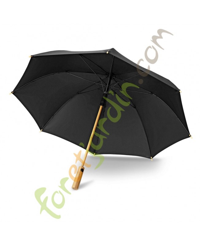 Parapluie automatique STIHL avec poignée en bambou