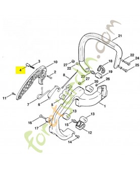 Bouton de gaz de démarrage 1113-182-9305 stihl